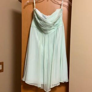 Strapless Ann Taylor- mint dress